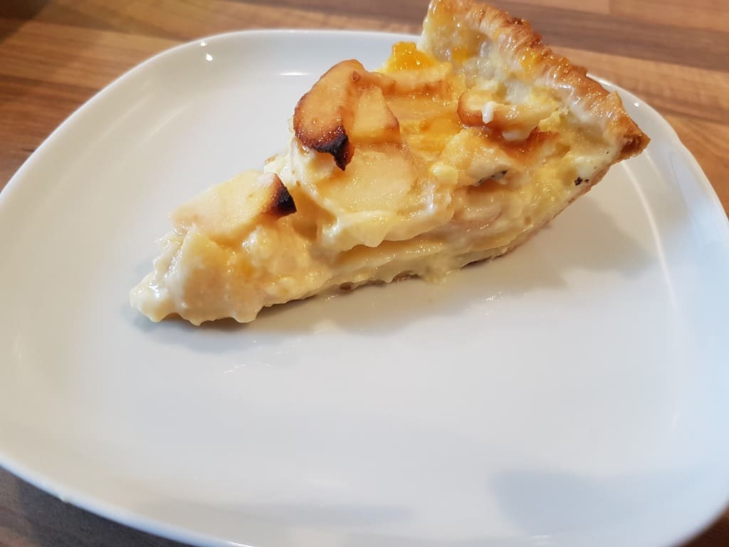 Apfel Pie mit Pudding aus der Pieform von PamperedChef
