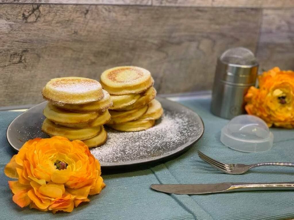 Original Amerikanische Pancakes aus der Mini - Pieform