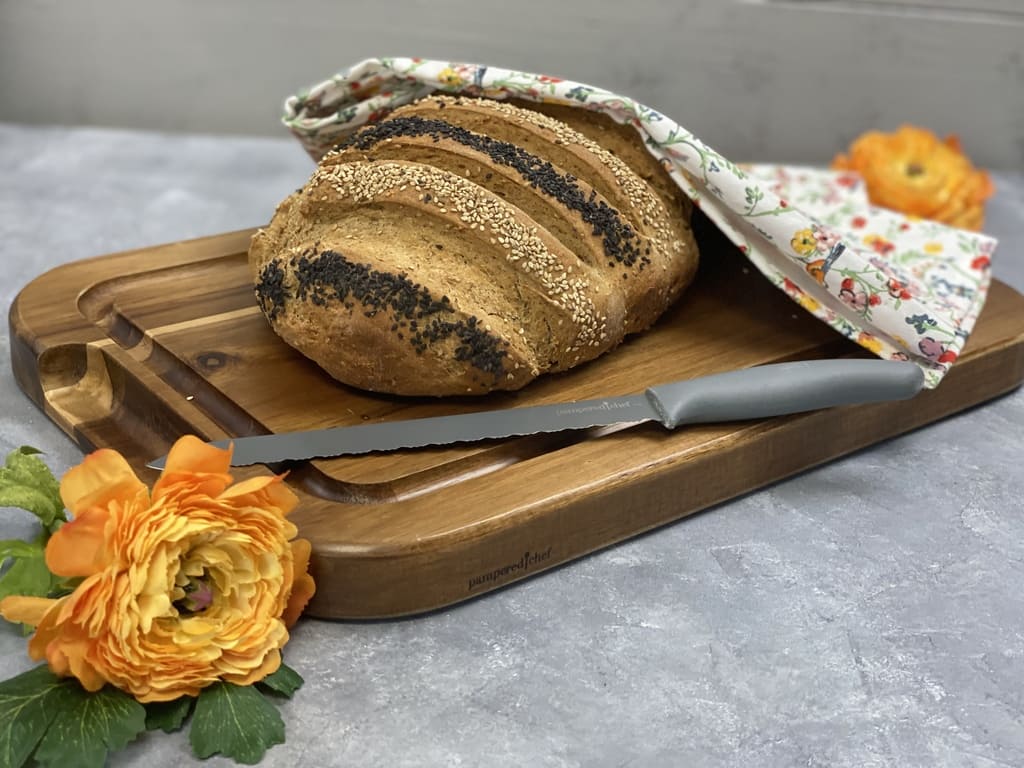 Sesam Buttermilch Brot - Claudia kocht mit Pampered Chef® und Edelschmaus®