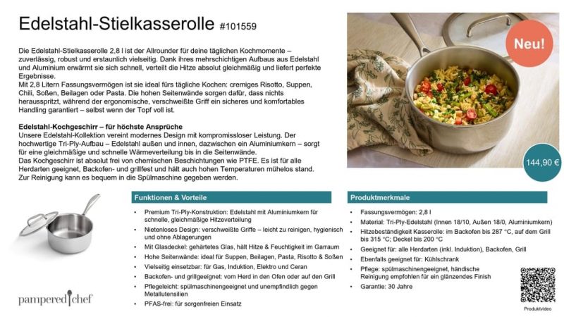 Pampered Chef® Neuheiten