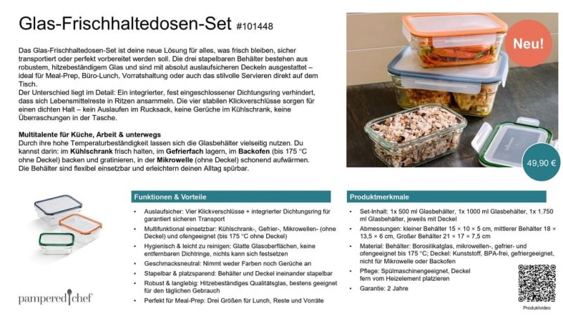 Pampered Chef® Neuheiten